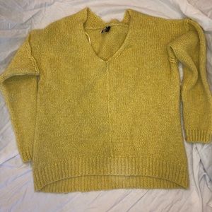 Yellow TopShop Sweater